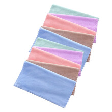 10pcs Soft Makeup Remover Cloths Microfiber Face Towels Reusable Washable Wipes for Women Girls