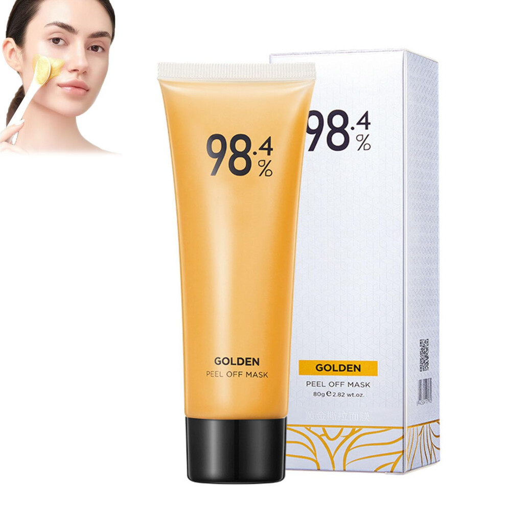 Gold Peel Off Face Mask Anti Wrinkle Formula Whitening Blackhead Removal For Smooth Skin 1Pc