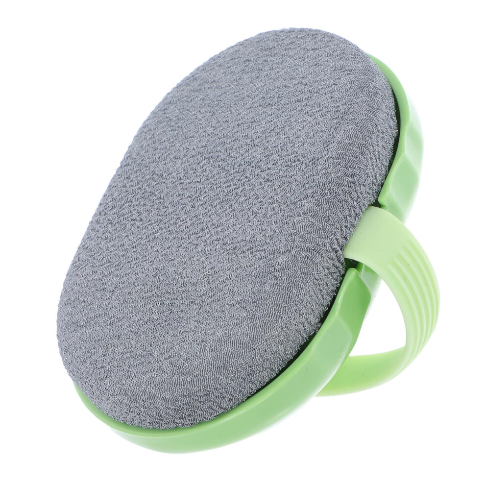 Silicone Shower Body Scrubber with Shampoo Dispenser and Scalp Massage Brush for Deep Cleaning