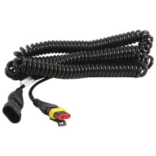 For CNHTC SINOTRUK SITRAK C7H Howo T7 Flat Plug Three Hole Four Way Monitoring Camera Spring Wire AZ962258000171