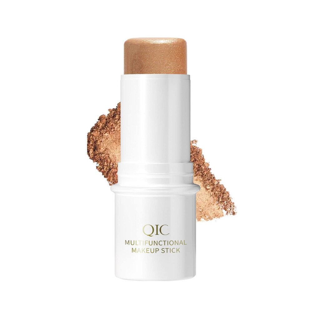 Cream Makeup Stick MultiUse Highlighter for Cheeks Lips Eyes Waterproof Natural Finish