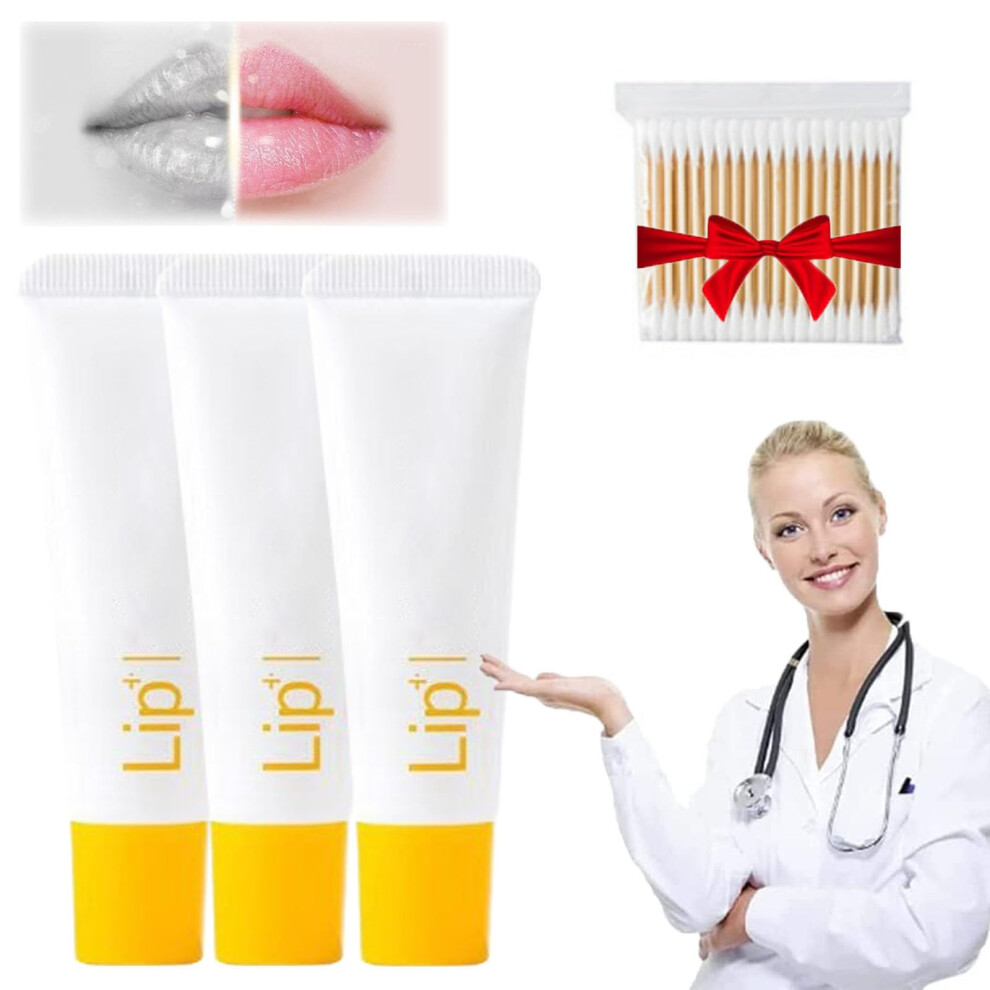 Moisturizing Lip Balm for Dry Cracked Lips with Deep Hydration and Overnight , 3 Pack