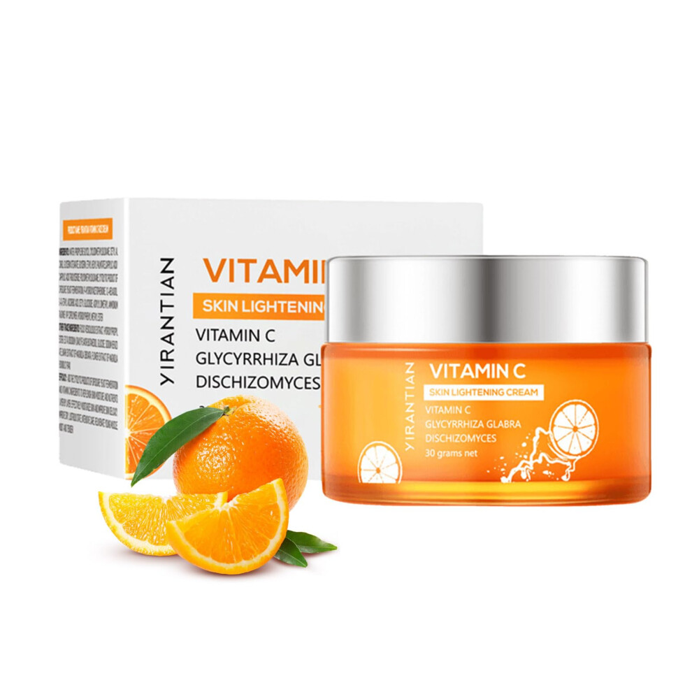 Vitamin C Face Moisturizer Brightening AntiWrinkle Cream for Dark Spots Day Night Hydration