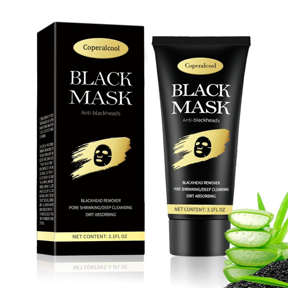 Charcoal Peel Off Mask for Blackheads, Deep Pore Cleansing Bamboo Charcoal Face Mask