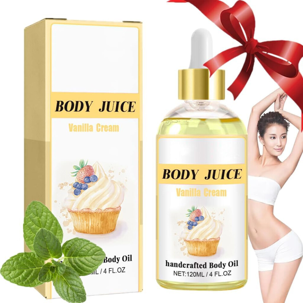 Strawberry Scented Body Oil for Women with Deep Hydration and Natural Botanical Infusion, 60ml
