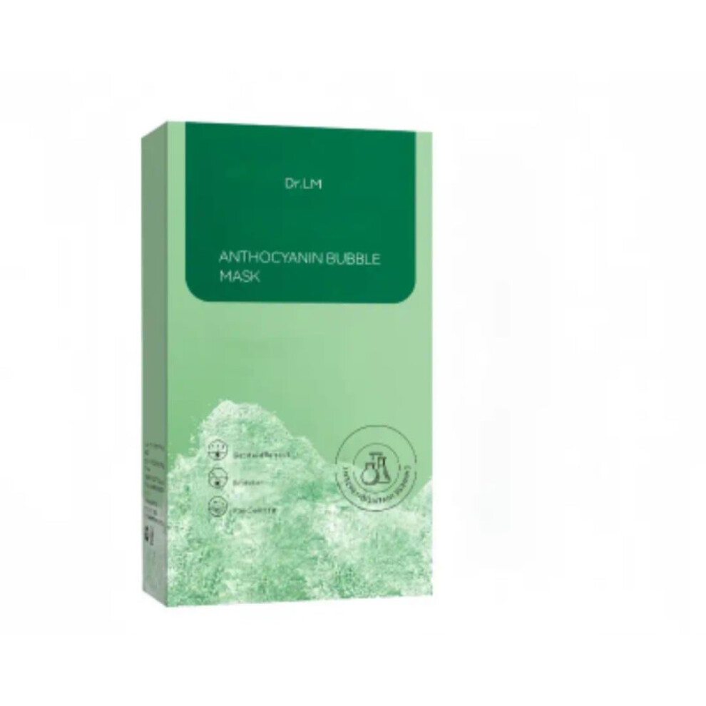 Avocado Bubble Face Mask for Deep Pore Cleansing and Blackhead Removal, 12 Travel Sachets