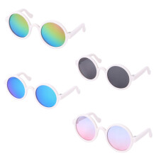 Sonnenbrille für Hunde und Katzen, Retro-Sonnenbrille in ovaler Form für kleine Haustiere mit niedlichem Aussehen und praktischem Design, modisches