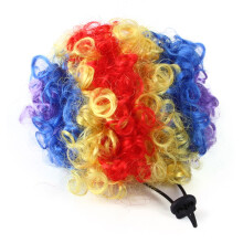 Pet Costumes, Comfortable Durable Dog Wig High Quality Nylon Fiber, Unique Attractive Cosplay Clown Wig for Halloween Festival Holiday Party