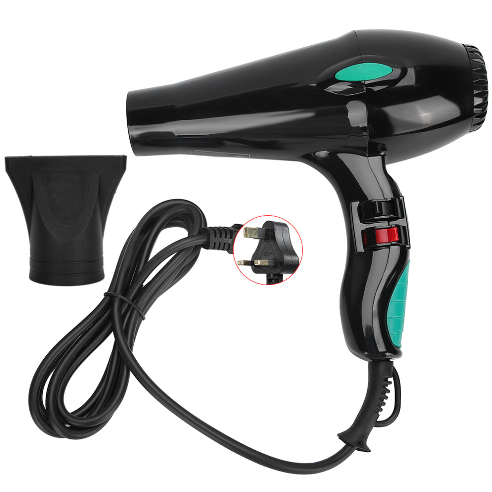 Fast Drying Hair Dryer with Powerful Fast-Drying Performance Diffuser Nozzle and Concentrator Nozzles Cool Shot Button Adjustable Heat Settings Salon