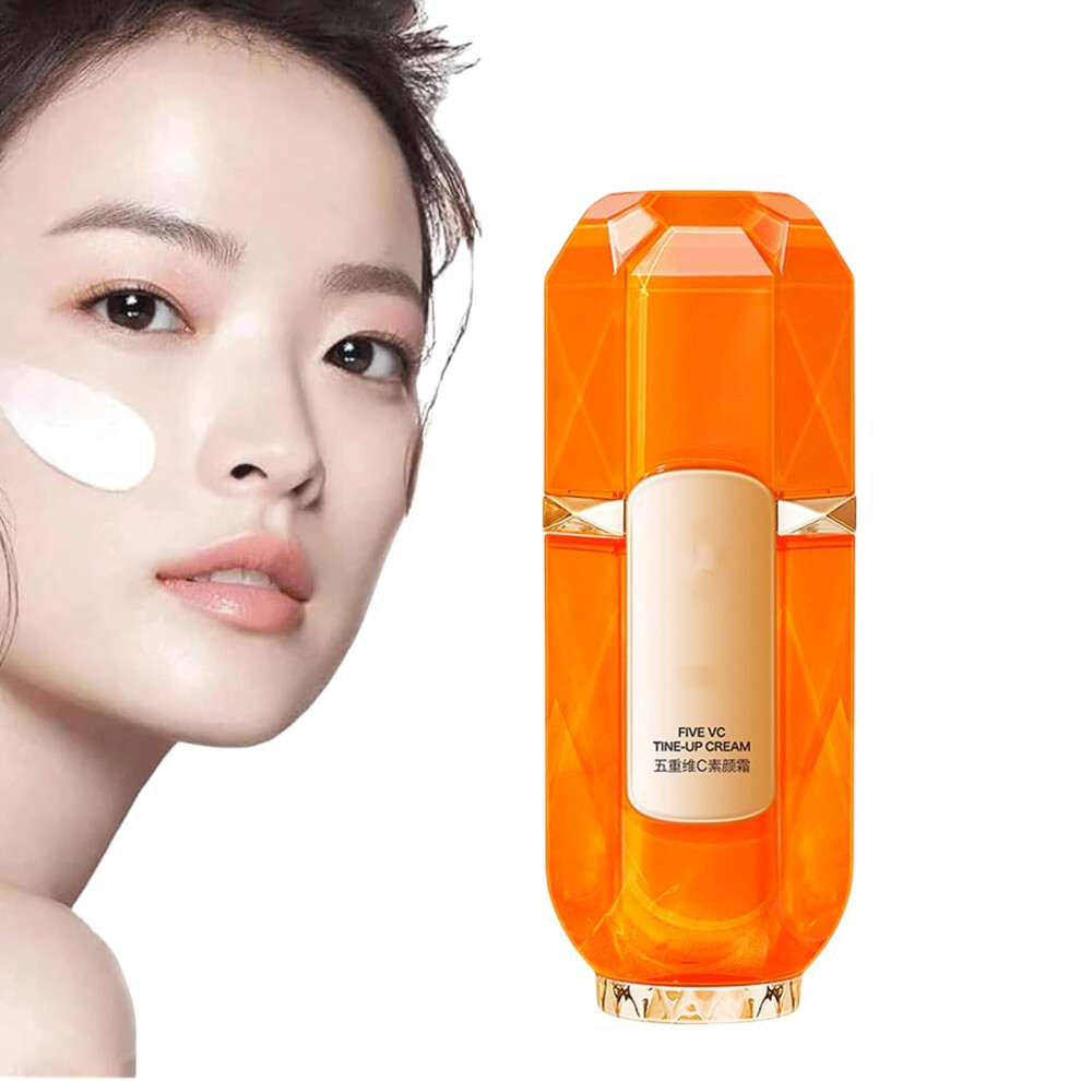 Cream Vitamin C Toneup 50G Brightening Face Moisturizer With Instant Coverage And Deep Hydration