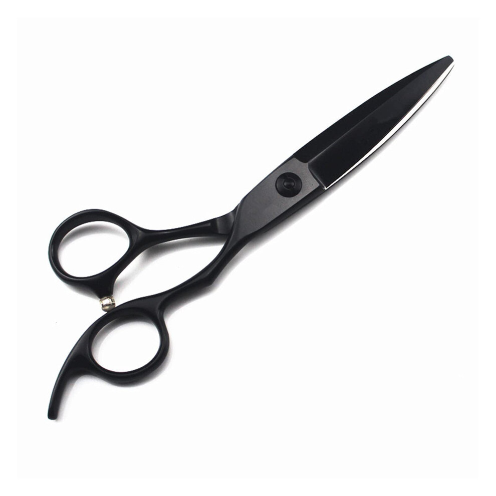 Black Hair Cutting Scissors With Sharp Stainless Steel Blades, Ergonomic Barber Shears For Salon And Home,