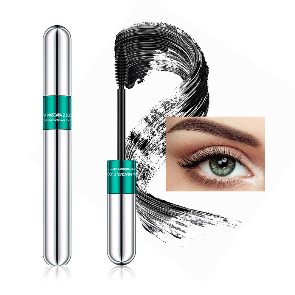 Black Waterproof Longlasting Tubing Mascara Â Instant Curling And Lengthening Smudgeproof Lash Makeup