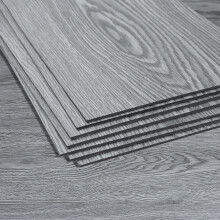 72-Piece Self-Adhesive Rustic Grey Wood Grain Vinyl Floor Planks - Peel & Stick 2mm Thick PVC Flooring