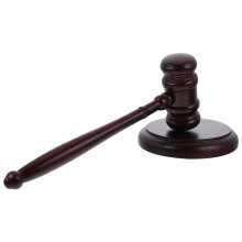 Judge Gavel Solid Wood with Sound Block Loud Clear Knock for Courtroom Auction and Meetings