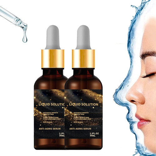 Anti Aging Face Serum 2 Pack with Collagen Boosting, Deep Hydration, Anti Wrinkle and Pore Refining 1