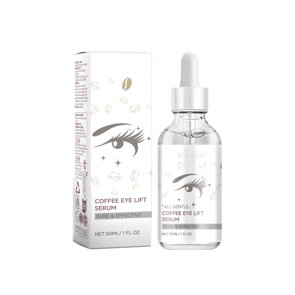 Dark Caffeine Eye Serum For Circles And Puffiness, Antiaging Firming Formula, 30Ml