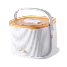Medicine Organizer Portable Medicine Storage Box For Home Car Outdoor Camping White