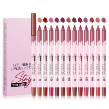 12 Colors Lip Liner Set Waterproof Matte Long Lasting  Pigmented Nude Pencils for Women