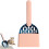 Litter Scoop with Hidden Hook Storage, Recyclable Material for Sustainable Cat Waste Storage Solution 1