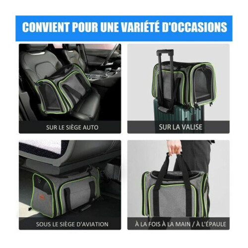 Purrfect Travel Mate, Ελαφρύς Μεταφορέας Γάτας, Ανακλαστικό Πλέγμα Εγκεκριμένο από 2