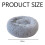 Pet Bed Haven, ζεστή ζεστασιά για τον τετράποδο φίλο σας, εξαιρετικά απαλό μπολ ντόνατς 5