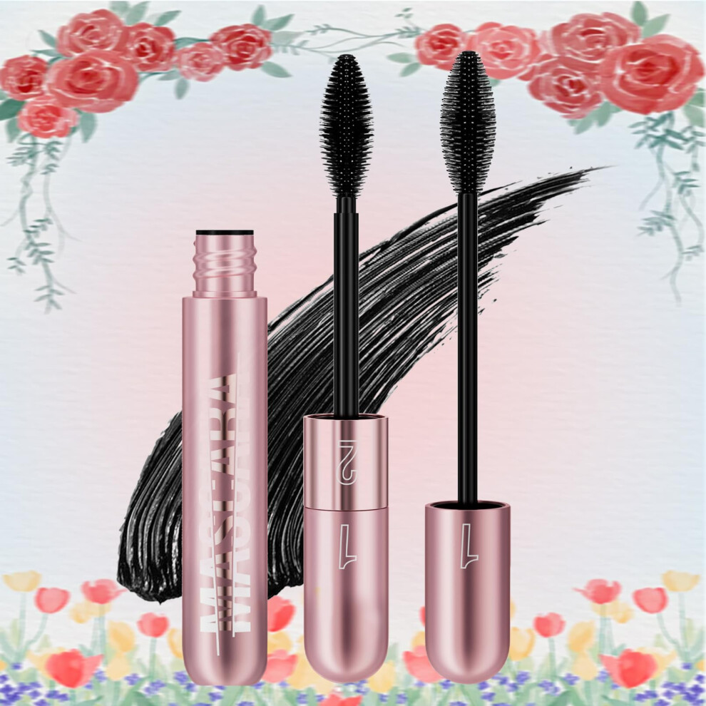 Waterproof Volumizing Mascara Coal Black for Long Lasting Volume and Length