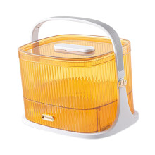 Medicine Organizer First Aid Cabinet With Handle, Portable Case, Medicine Storage Box, Office Home Dorm Camping, Orange