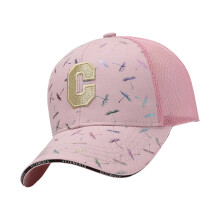 Men Women Sun Hat Korean Styles Baseball Cap Breathable-Pink 1