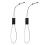 2pcs Elastic Bungee Securely Fit Up to 18in Screen-Black 1