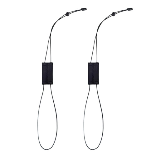 2pcs Elastic Bungee Securely Fit Up to 18in Screen-Black
