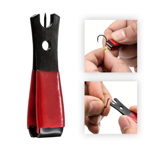 Fishing Scissors Line Cutter Clippers-Red and black suit 1