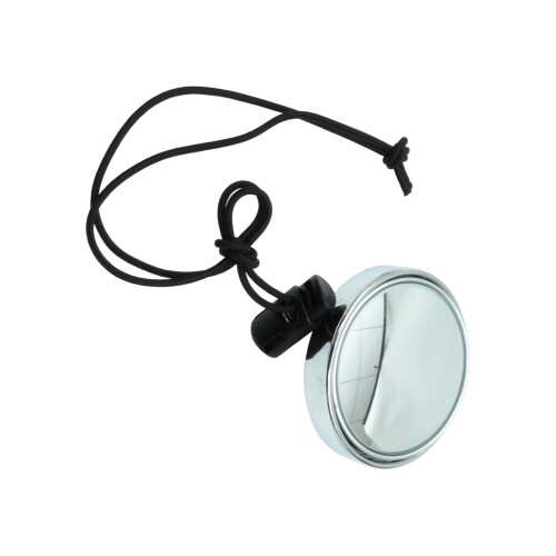 Diving Rearview Mirror Full Rear View Adjustable Strap-silver