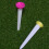 Portable Golf Ball Nails Tees Plastics Golf Tees-Yellow 4