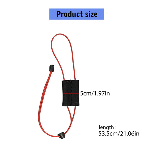 2pcs Fishing Graph Cover Strap Elastic Bungee Securely-Orang 1