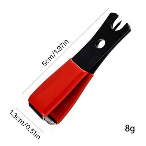 Fishing Scissors Line Cutter Clippers-Red and black suit 2
