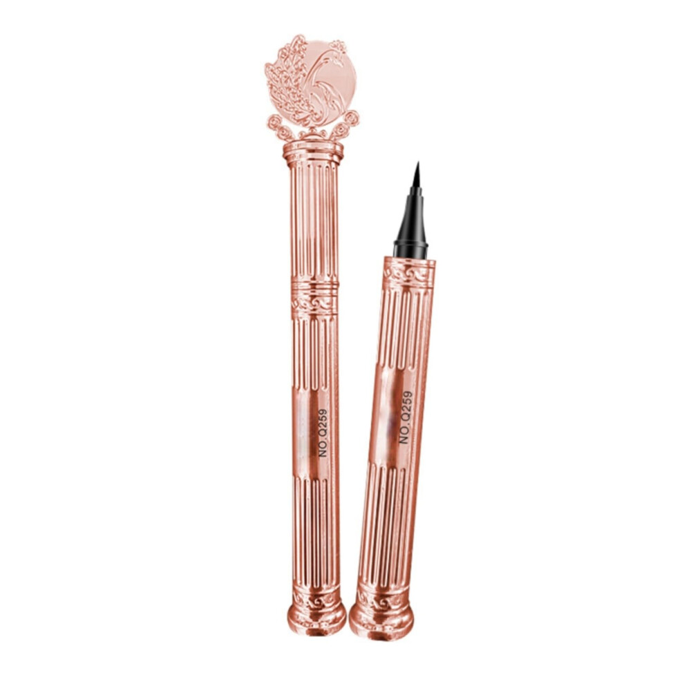Black Liquid Eyeliner Pen Waterproof Matte Long Lasting With Precise Tip For Professional Makeup