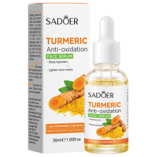 Turmeric Face Serum with Deep Hydration and Brightening Effect for Dry Skin and All Skin Types