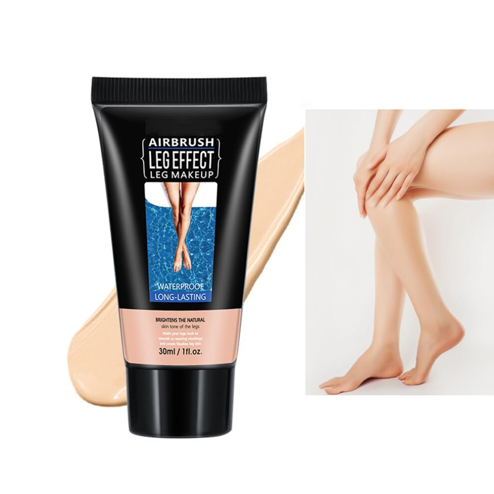 Waterproof Leg Makeup and Body Foundation Conceals Varicose Veins Tattoos 30ml Fairest Glow
