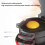 Breakfast Sandwich Maker with Egg Cooker, NonStick Dual Surfaces, 5Min Ready, SpinOut Board, Red 4