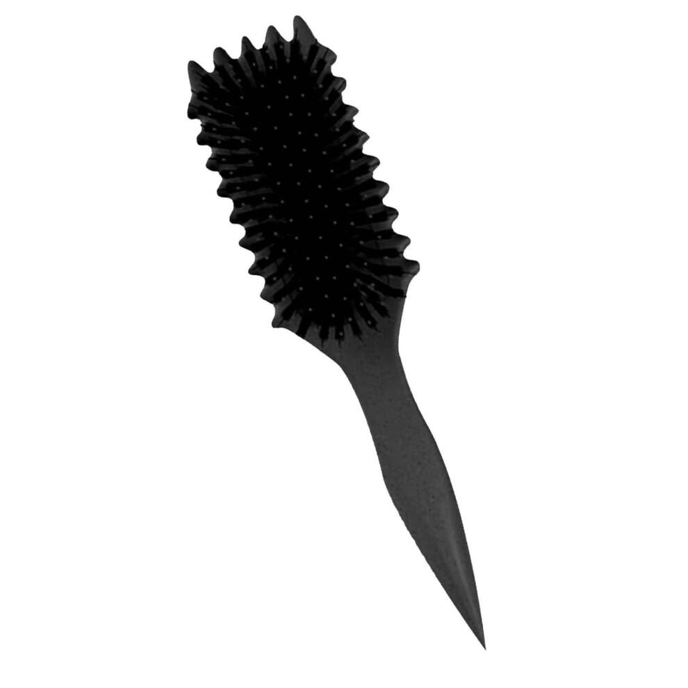 Bristle and Nylon Hair Brush with Air Cushion Detangling Comb for Curly Hair Styling