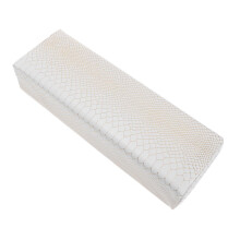 Nail Arm Rest PU Leather Hand Cushion with Stylish Pattern and Stable Wrist Support for Manicure