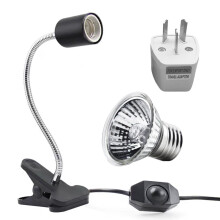 Reptile Uva Uvb Lamp, Full Spectrum Turtle Lights Promote Healthy Growth, Tortoise Halogen Basking Lights For Targeted Basking Areas And Calcium Absor