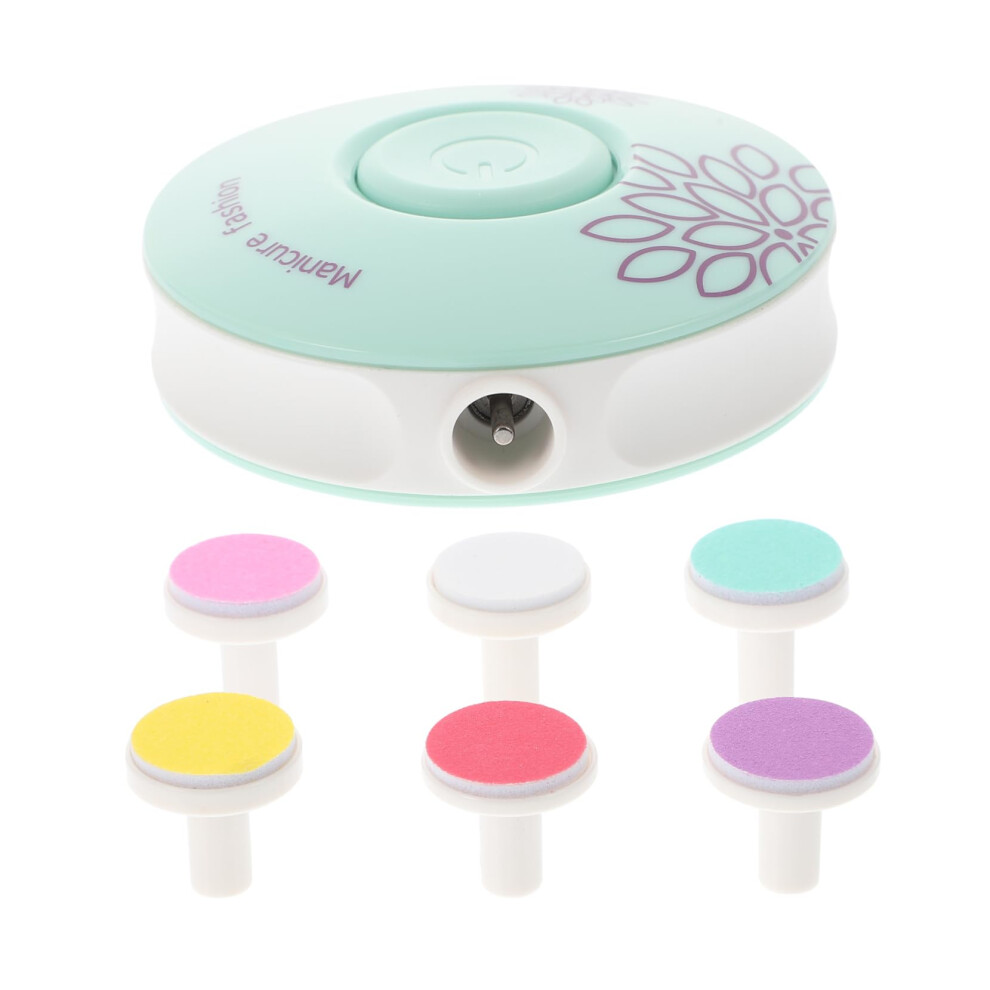 Electric Nail File and Polisher with Low Noise MultiFunction Nail Care for Home and Travel