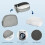 Antislip Hot tubs Seat Elevator Cushion Comfortable Height-blue 3