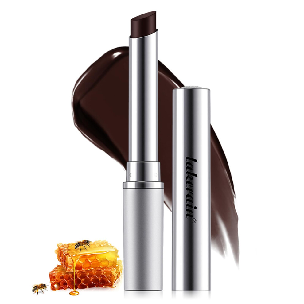 Red Dark Honey Lipstick Tinted Lip Balm With Vitamin E Hydration, Longlasting Natural Cherry Gloss