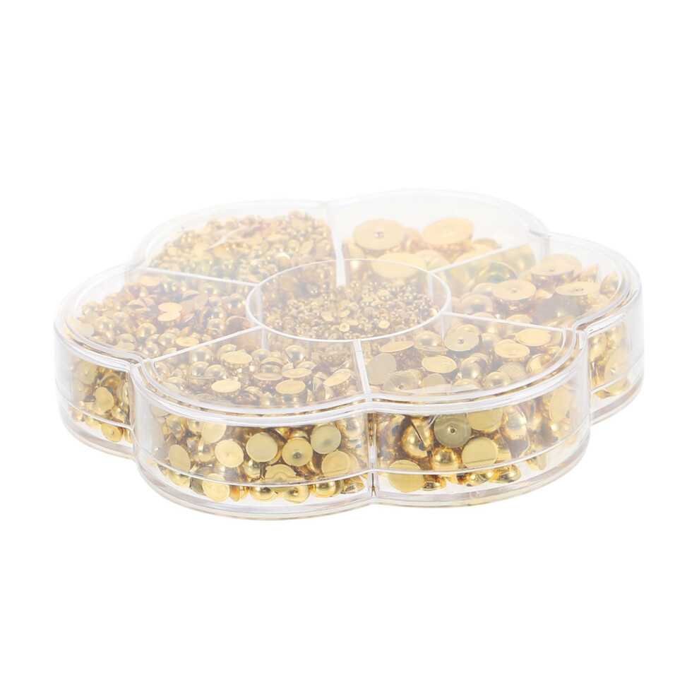 Nail Art Pearls Flatback Half Pearls for Crafts Mini Pearl Embellishments for Nails and DIY