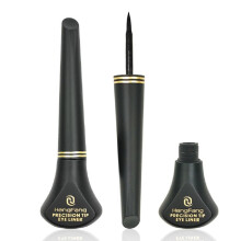 Waterproof Liquid Eyeliner Pen Cool Black with Precise Brush Tip LongLasting Smudge Resistant