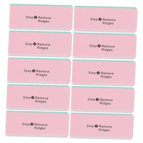 10pcs Four Sided Nail Buffer Block and File for Manicure, Professional Nail Shaping Tool