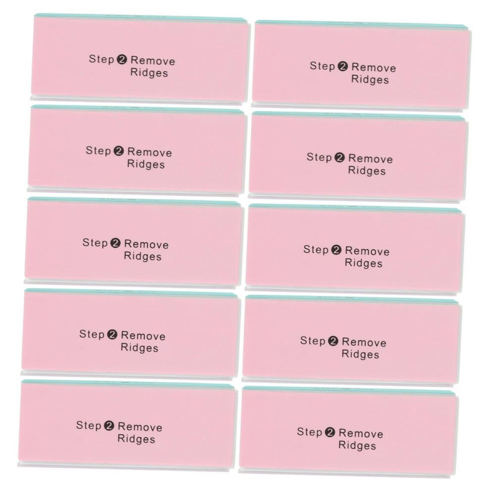 10pcs Four Sided Nail Buffer Block and File for Manicure, Professional Nail Shaping Tool
