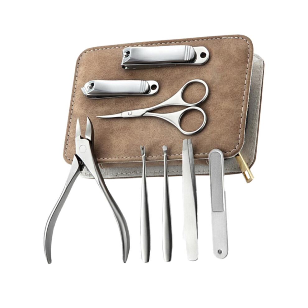 Stainless Steel Nail Clipper Set with Sharp Blades, Professional Manicure and Pedicure Kit for Travel